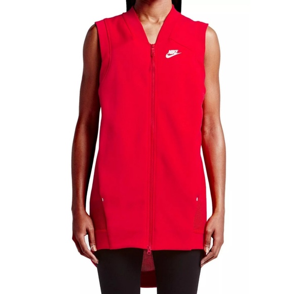 Nike Jackets & Blazers - Nike Women's Tech Fleece Mesh Cocoon Full Zip Vest